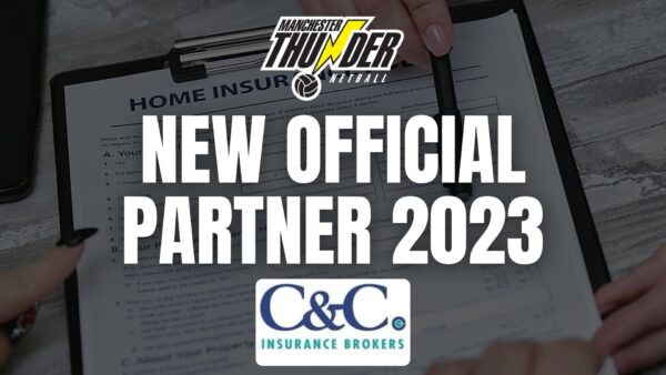 C&C Insurance Brokers extending their commitment to Manchester Thunder and the development of elite women’s sport