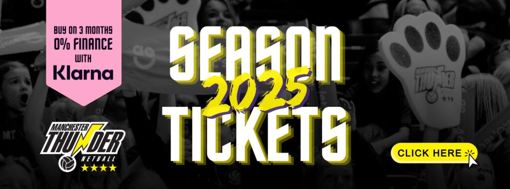 Manchester Thunder 2025 Season Tickets