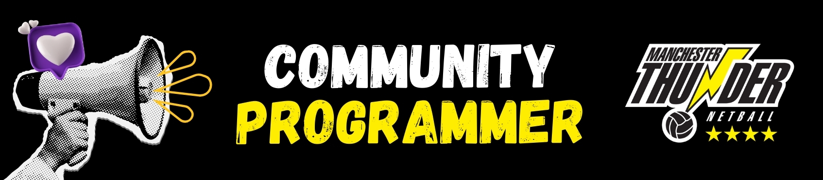 Manchester Thunder Community Programmer Job Application